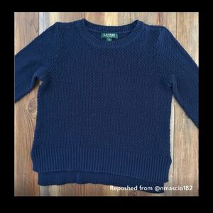 Ralph Lauren Deep Blue Knit Sweater